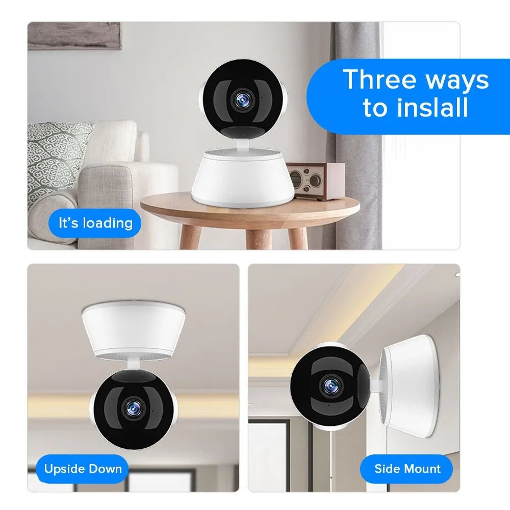 Wi-Fi 720P შიდა უსაფრთხოების კამერა