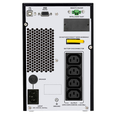 UPS - APC Easy UPS On-Line, 1000VA/800W, Tower, 230V, 3x IEC C13 outlets, Intelligent Card Slot, LCD